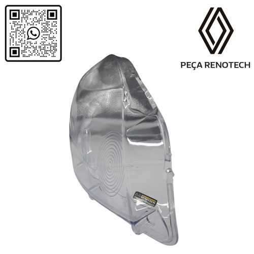 RN 09750R-L 260109750R LENTE DO FAROL DIR. SANDERO 11-13 PISCA CENTRAL - 2